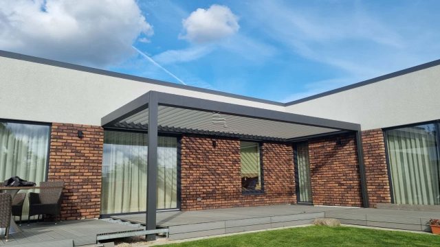 bioklimatine pergola pergole pavesine terasa vilnius kaunas klaipeda siauliai