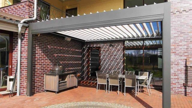 bioklimatine pergola pergole pavesine terasa