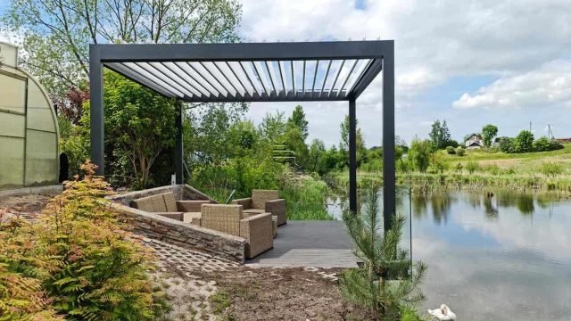 bioklimatine pergola pergole pavesine terasa