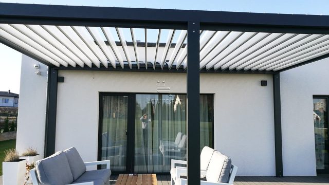 bioklimatine pergola pergole pavesine terasa