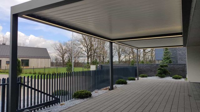bioklimatine pergola pergole pavesine terasa