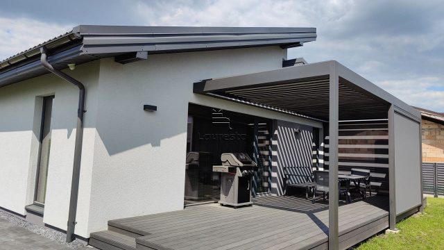 bioklimatine pergola pergole pavesine terasa