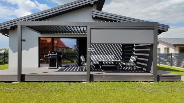 bioklimatine pergola pergole pavesine terasa
