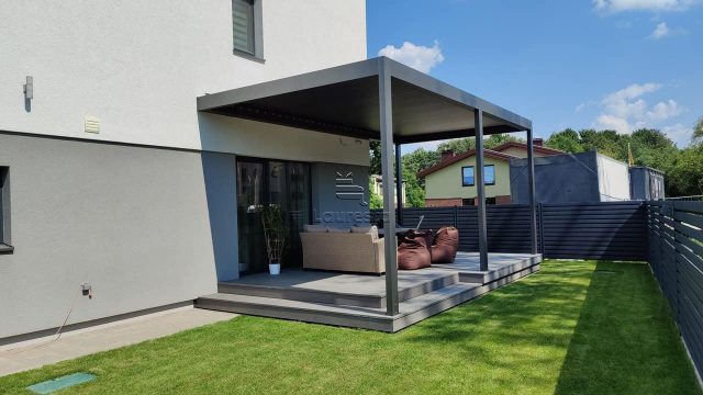 bioklimatine pergola pergole pavesine terasa