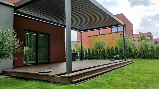 bioklimatine pergola pergole pavesine terasa