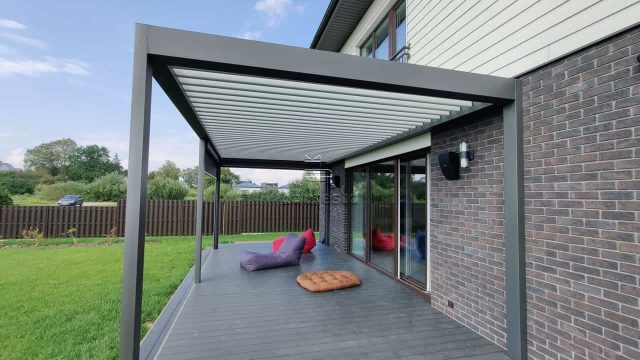 bioklimatine pergola pergole pavesine terasa