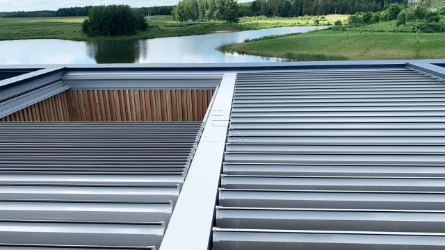 bioklimatine pergola restoranams namams terasa