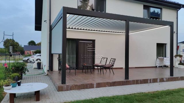 bioklimatine pergola pergole pavesine terasa