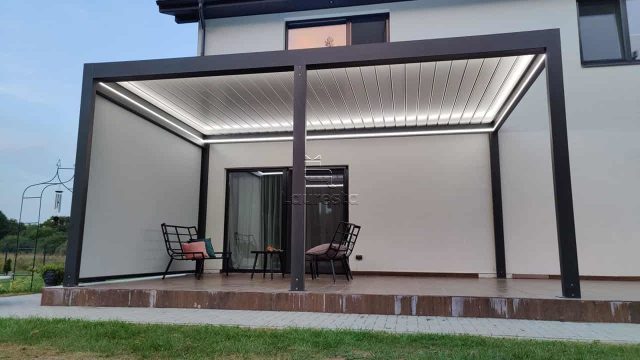 bioklimatine pergola pergole pavesine terasa