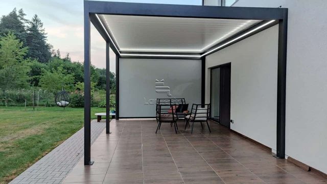 bioklimatine pergola pergole pavesine terasa