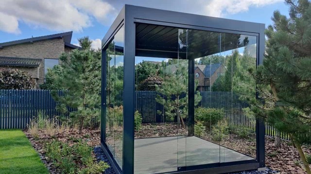 Bioklimatine pergola pavesine pergola terasa