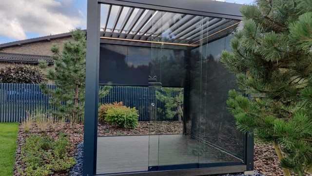 Bioklimatine pergola pavesine pergola terasa