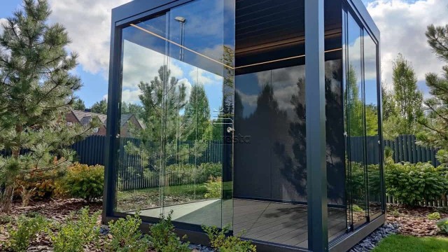 Bioklimatine pergola pavesine pergola terasa