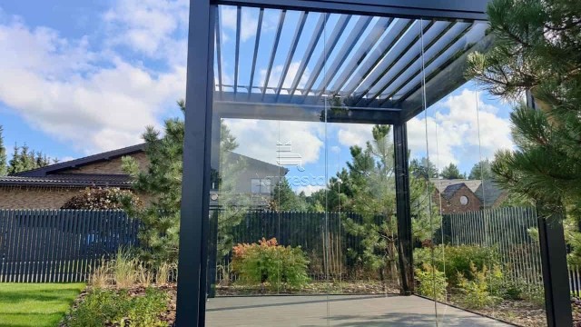 Bioklimatine pergola pavesine pergola terasa