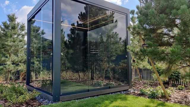 Bioklimatine pergola pavesine pergola terasa
