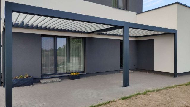 Bioklimatine Pergola Kaunas terasa pavesine nuolaida