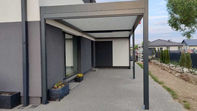 Bioklimatine Pergola Kaunas terasa pavesine gera kaina