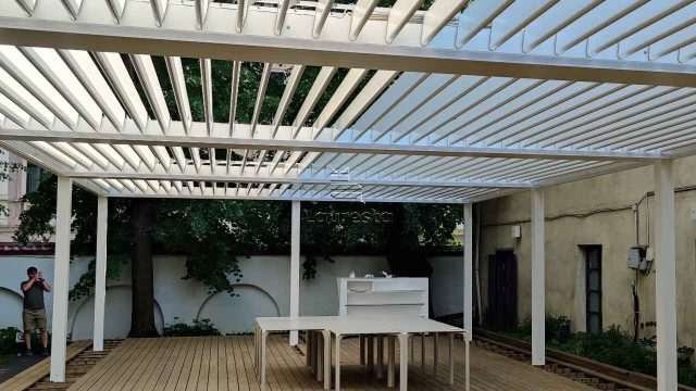 bioklimatine terasa pergola kaunas