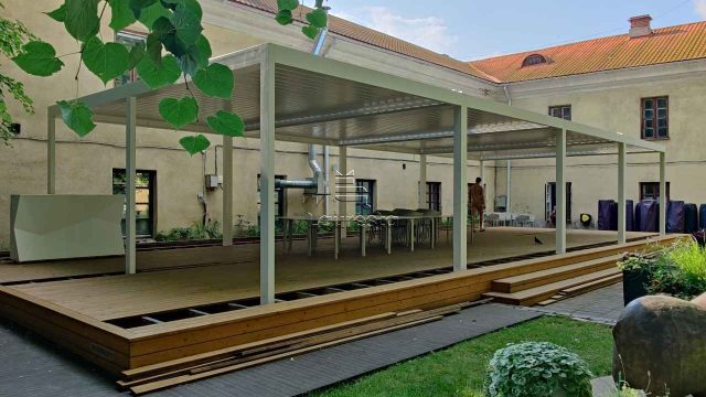 bioklimatine terasa pergola kaunas