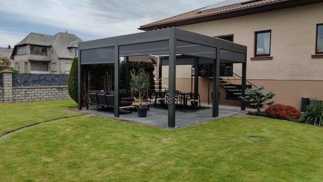 Bioklimatine Pergola Kaunas gera kaina terasa pavesine akcija nuolaida