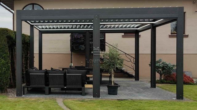 Bioklimatine Pergola Kaunas gera kaina terasa pavesine akcija nuolaida