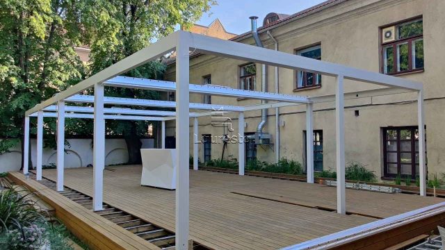 bioklimatine terasa pergola kaunas