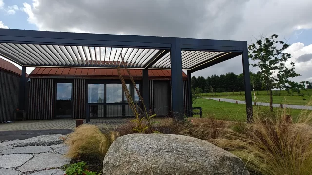 bioklimatine pergola terasa ziip isoriniai roletai kaisiadorys